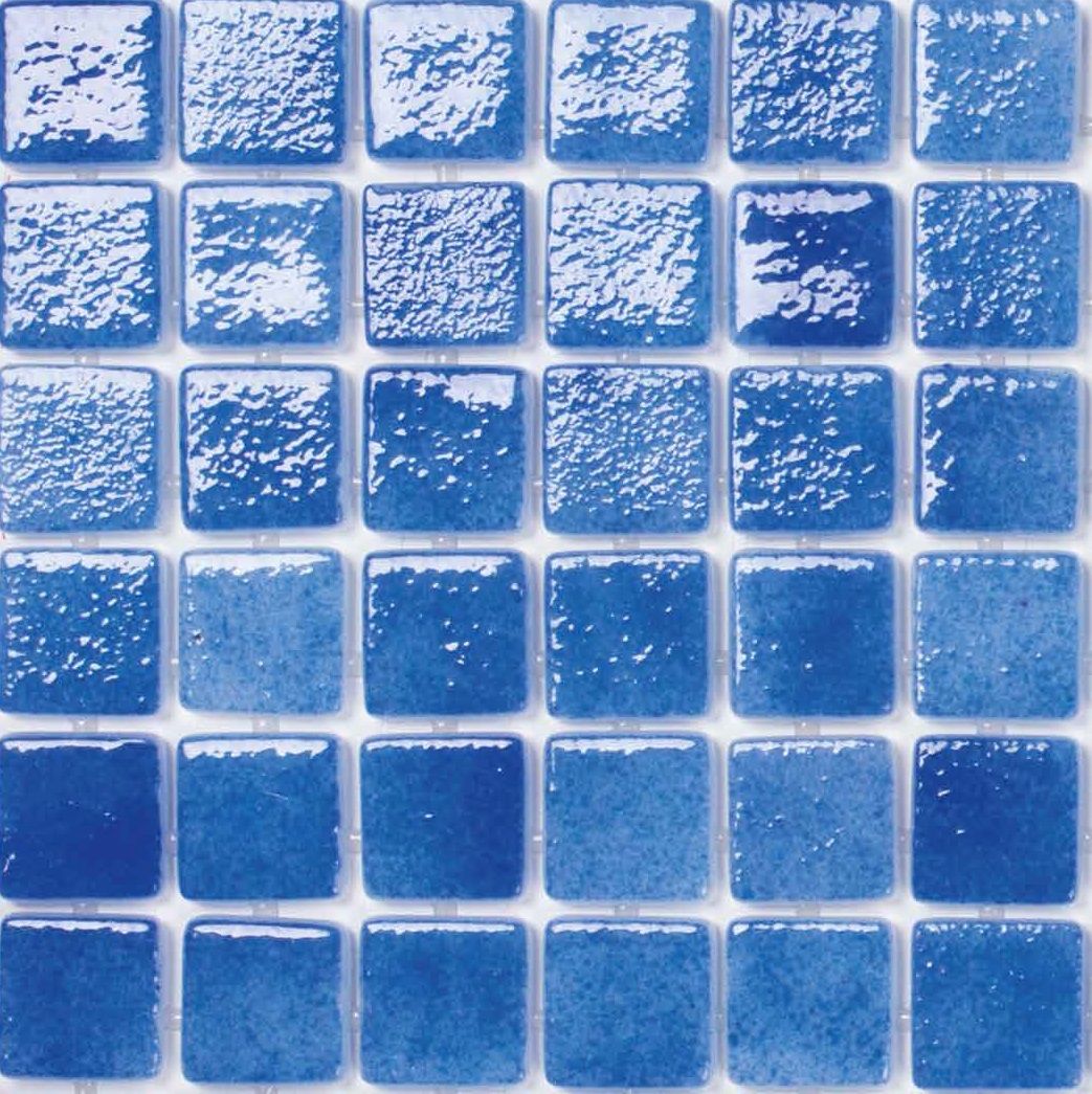 RIMINI kék medence üvegmozaik