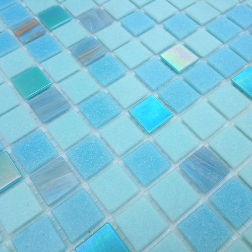 ROYAL NORTH POOL kék medence üvegmozaik