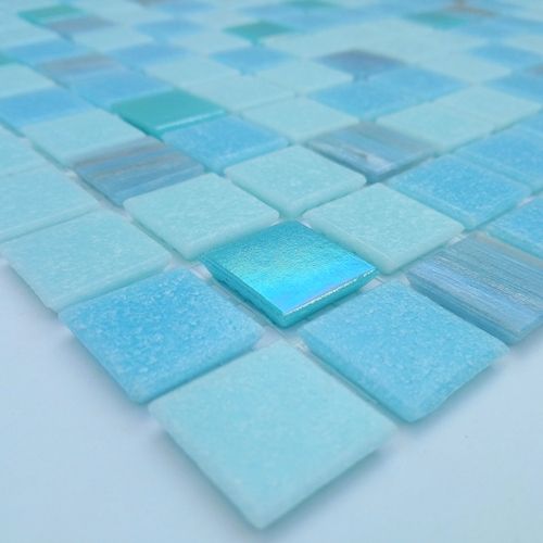 ROYAL NORD POOL kék medence üvegmozaik