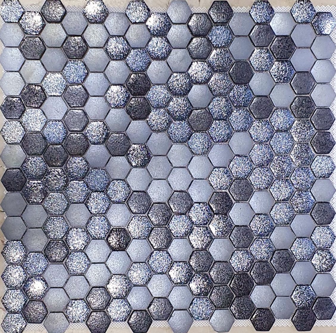 Ambient szürke HEXAGON mozaik