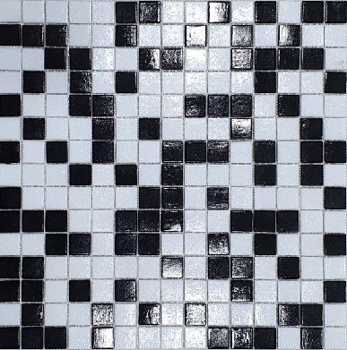 ROYAL DI BLANCA fekete fehér mozaik