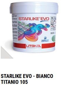 2,5 kg STARLIKE EVO BIANCO TITANIO epoxy gyanta