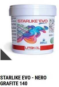 2,5 kg STARLIKE EVO NERO GRAFITO epoxy gyanta