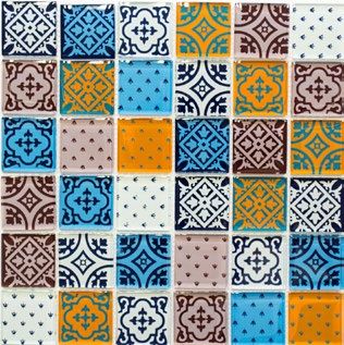 Royal 1289 színes patchwork kristályüveg mozaik