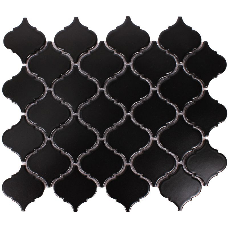 ROYAL Arabesque fekete matt mozaik