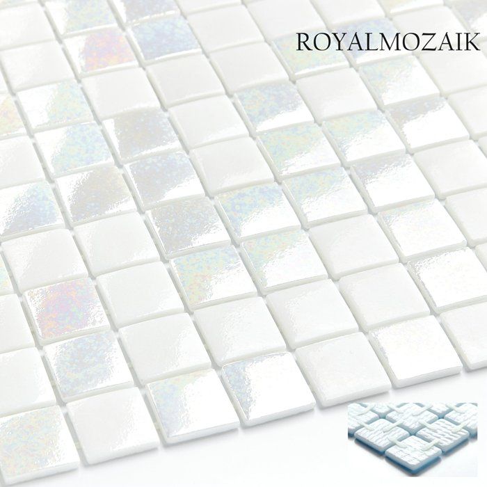 ROYAL IBIZA fehér új generációs prémium medence mozaik