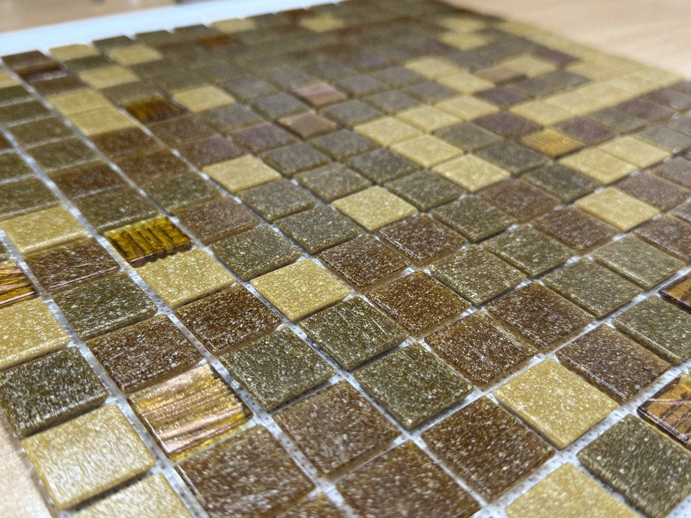 CLASSIC CARAMELL barna prémium mix üvegmozaik