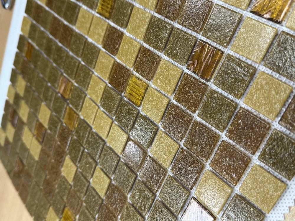 CLASSIC CARAMELL barna prémium mix üvegmozaik