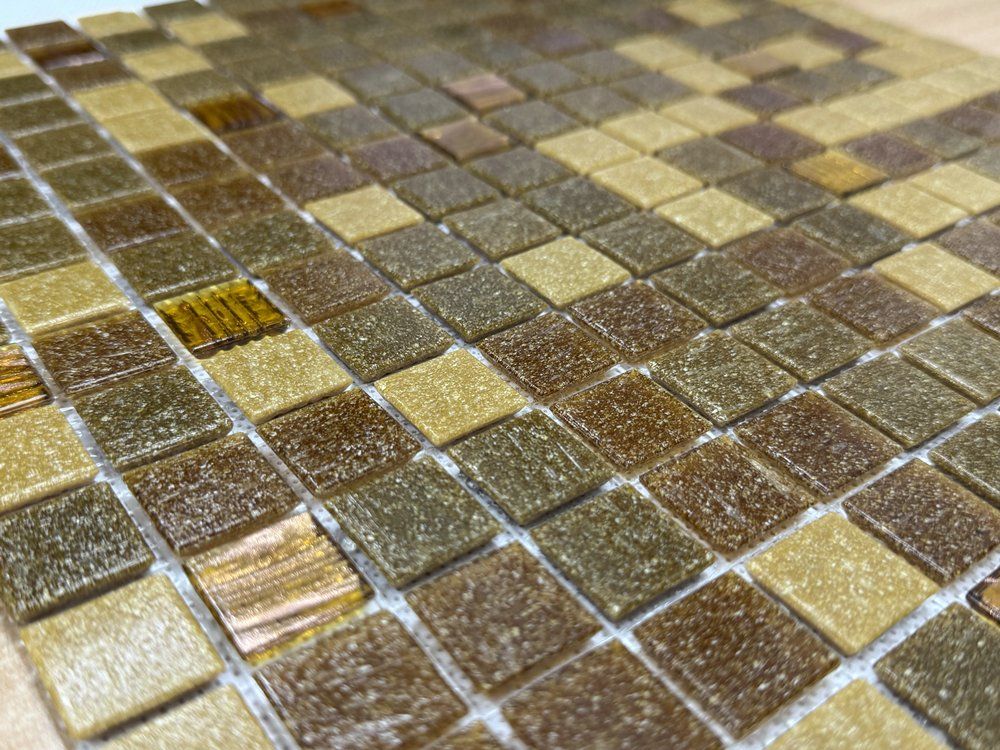 CLASSIC CARAMELL barna prémium mix üvegmozaik