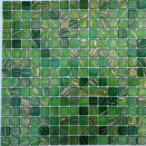 BORNEÓ zöld prémium üvegmozaik