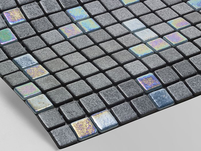 LENA Szürke Gyöngyház Extrás Kültéri Medence Mozaik Burkolat