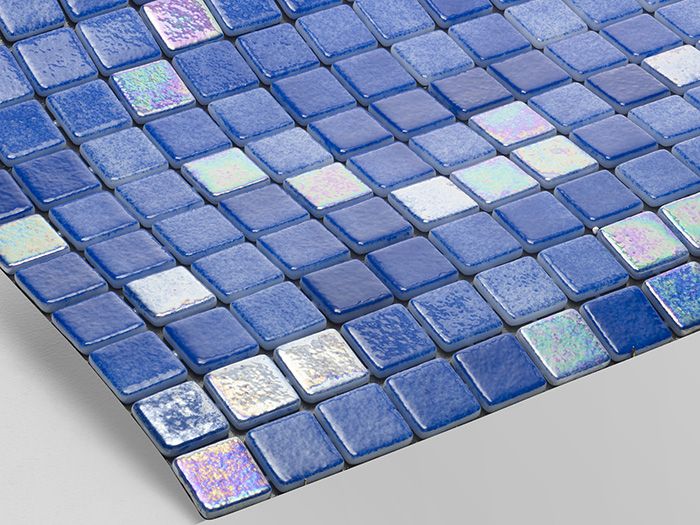 DEBA Kék Gyöngyházas Extra Kültéri Medence Mozaik Burkolat DEBA Kék Gyöngyházas Extra Kültéri Medence Mozaik Burkolat