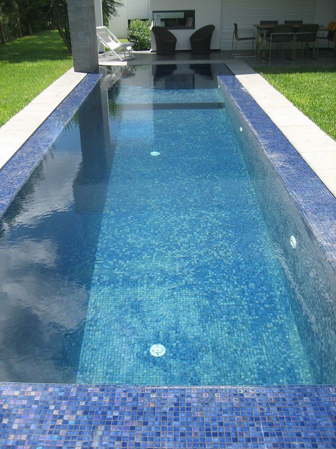 UROLA Kék Gyöngyházas Extra Kültéri Medence Mozaik Burkolat