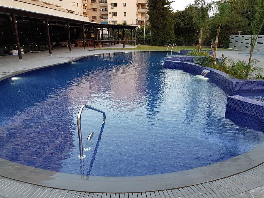 UROLA Kék Gyöngyházas Extra Kültéri Medence Mozaik Burkolat