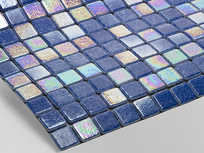 UROLA Kék Gyöngyházas Extra Kültéri Medence Mozaik Burkolat