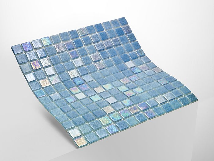 ORIA Kék Gyöngyházas Extra Kültéri Medence Mozaik Burkolat ORIA Kék Gyöngyházas Extra Kültéri Medence Mozaik Burkolat