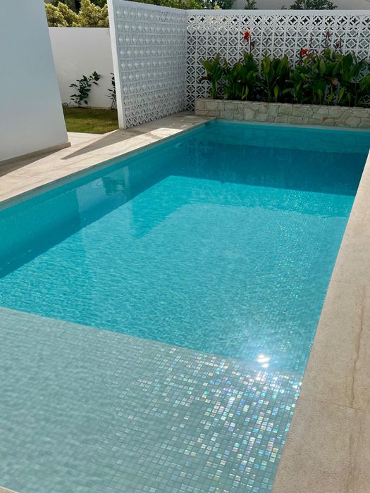 ERNIO Fehér Gyöngyházas Extra Kültéri Medence Mozaik Burkolat ERNIO Fehér Gyöngyházas Extra Kültéri Medence Mozaik Burkolat